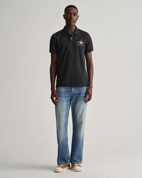 Polo de piqu&eacute; Archive Shield