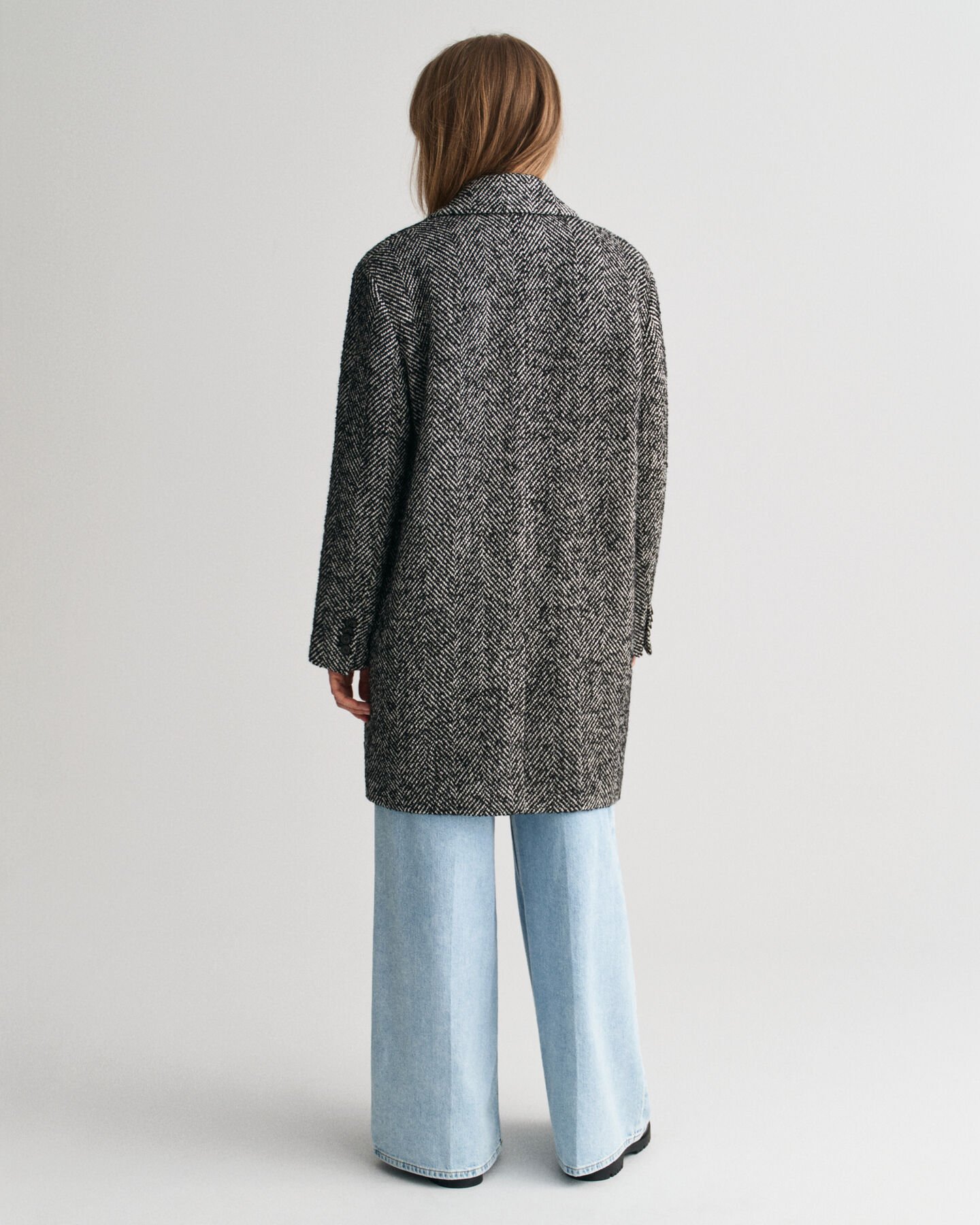 Abrigo con dise&ntilde;o de espiga Heritage