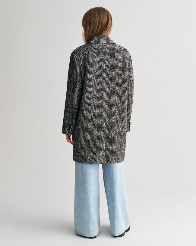 Abrigo con dise&ntilde;o de espiga Heritage