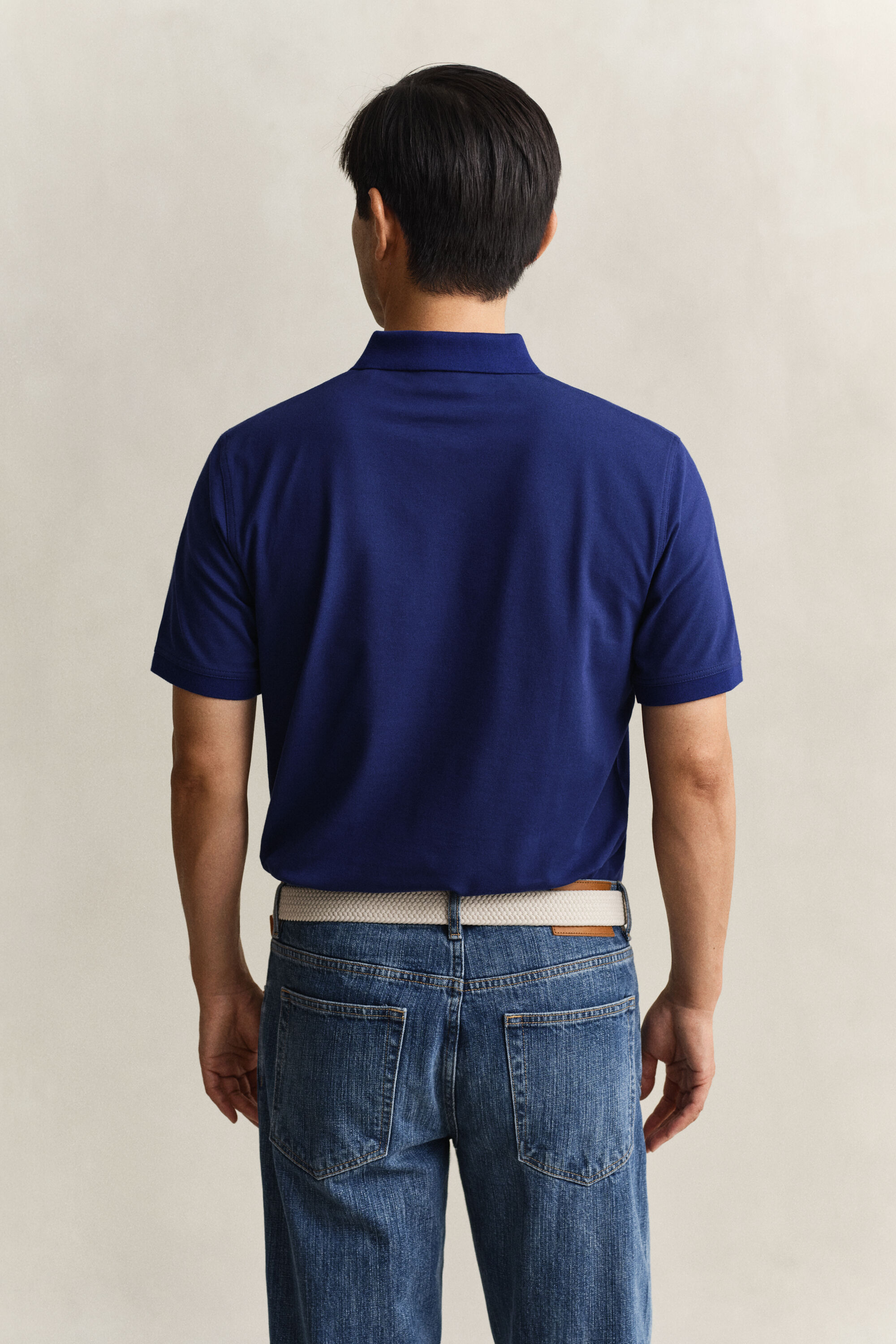 Polo de piqué en contraste