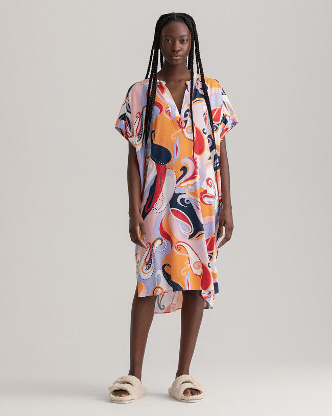 T&uacute;nica con estampado de cachemir