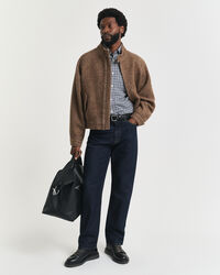 Camisa Regular Fit de sarga a cuadros Vichy