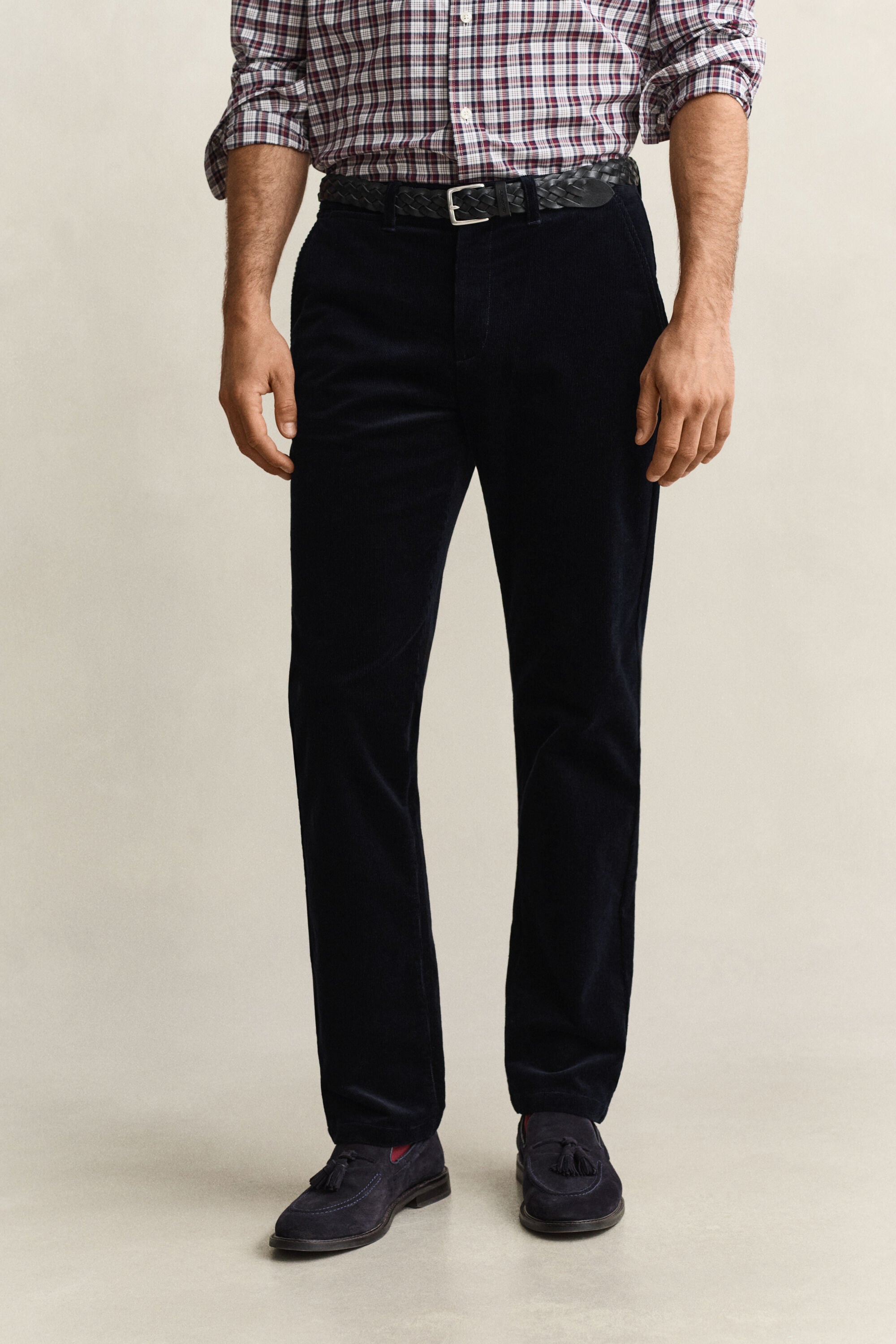 Pantalones chinos Regular Fit de pana