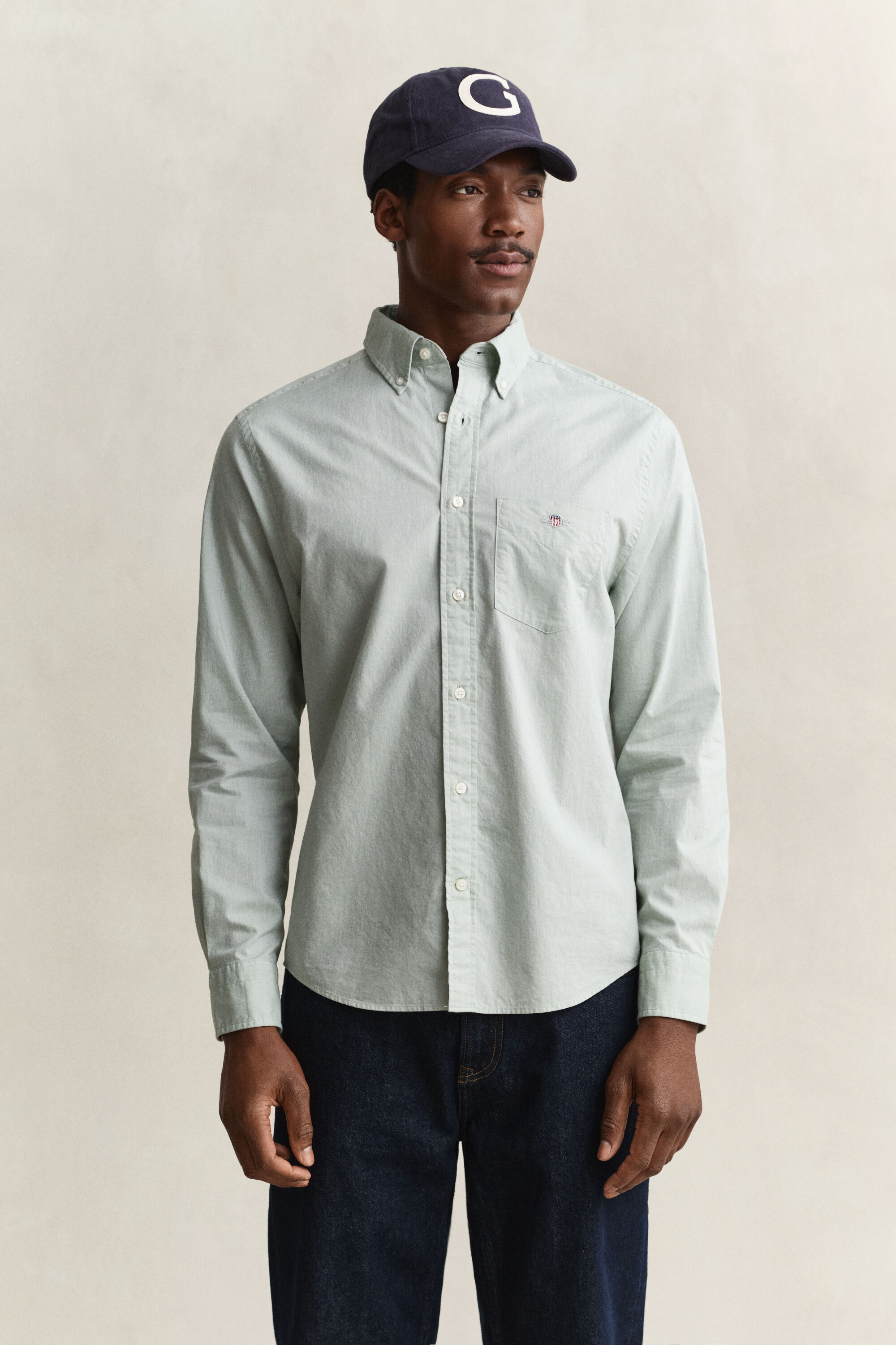 Camisa Regular Fit clásica de popelina