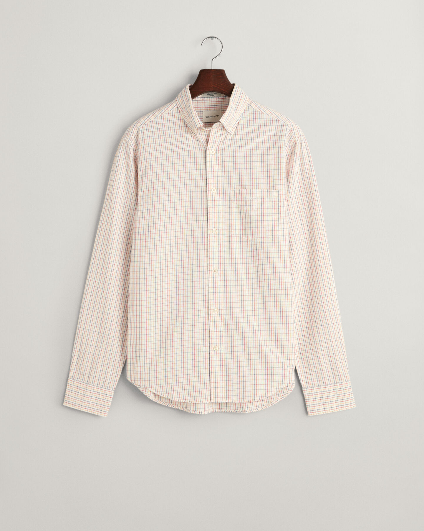 Camisa Oxford Regular Fit Archive Tattersall