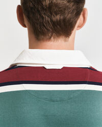 Heavy Rugger de rayas desiguales en hilo teñido