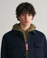 Chaqueta de cuatro bolsillos cosida a mano