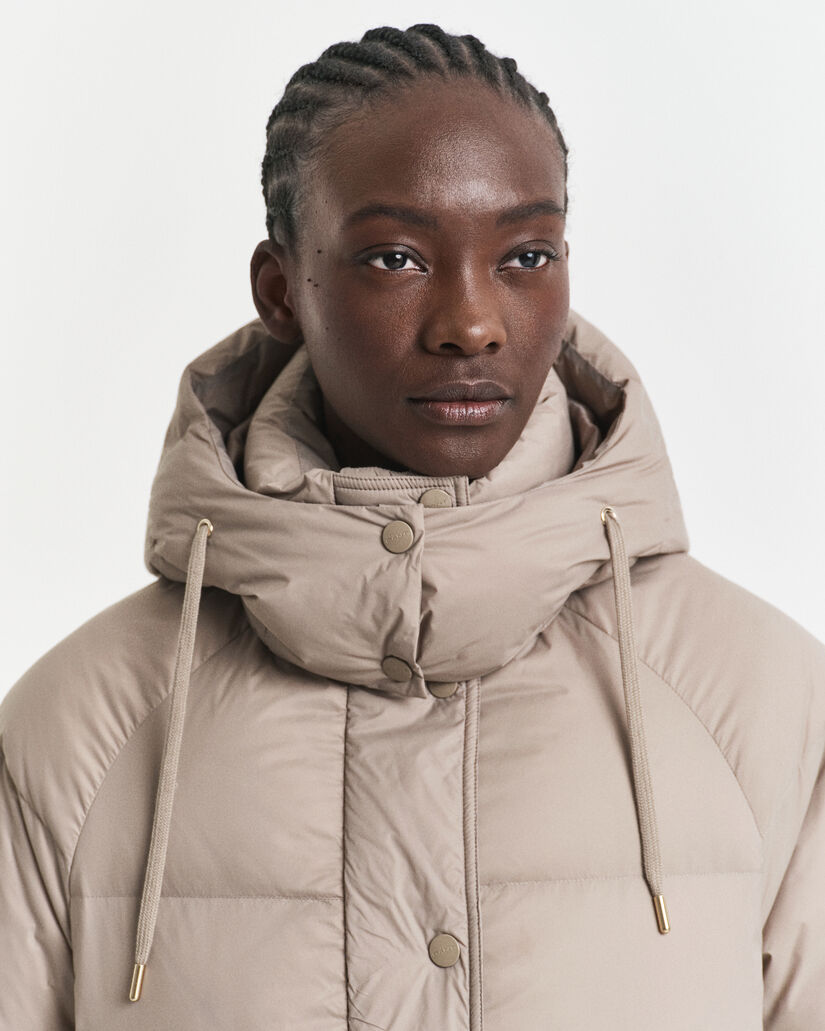 Abrigo de plumón de largo completo