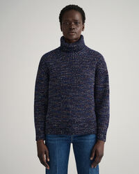 Jersey multicolor con cuello vuelto