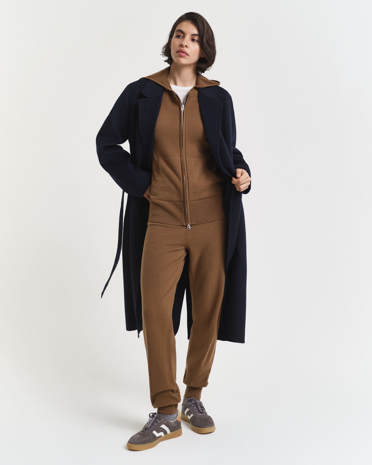 Pantalones de punto muy fino de lana de oveja