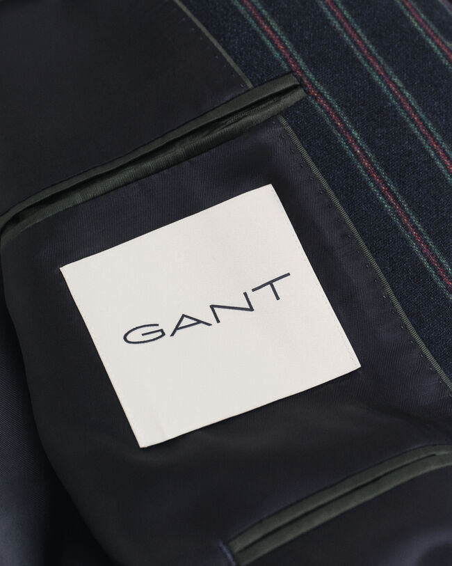 Americana Club de franela a rayas