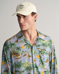 Camisa Relaxed Fit de manga corta Hawaiian Print