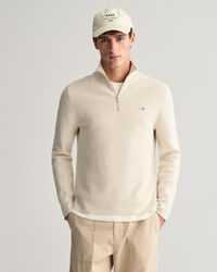 Jersey de algod&oacute;n con media cremallera Milano Knit