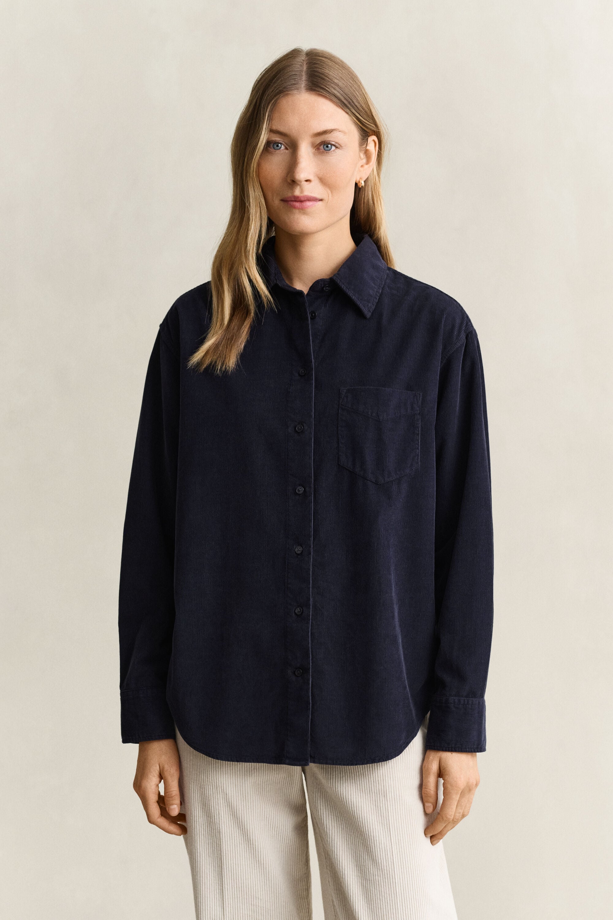 Camisa Relaxed Fit de pana