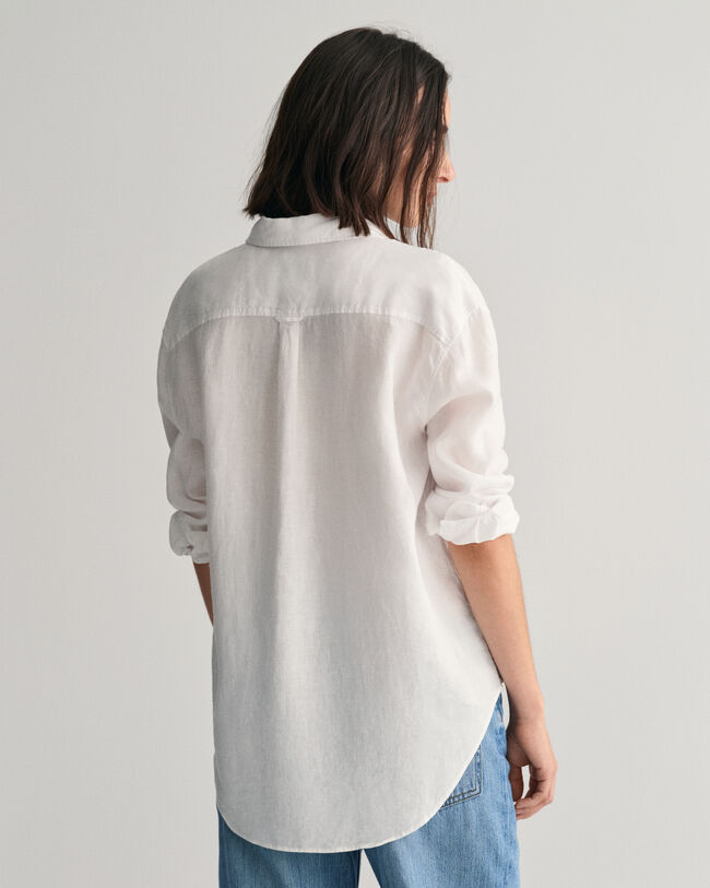 Camisa Relaxed Fit de lino