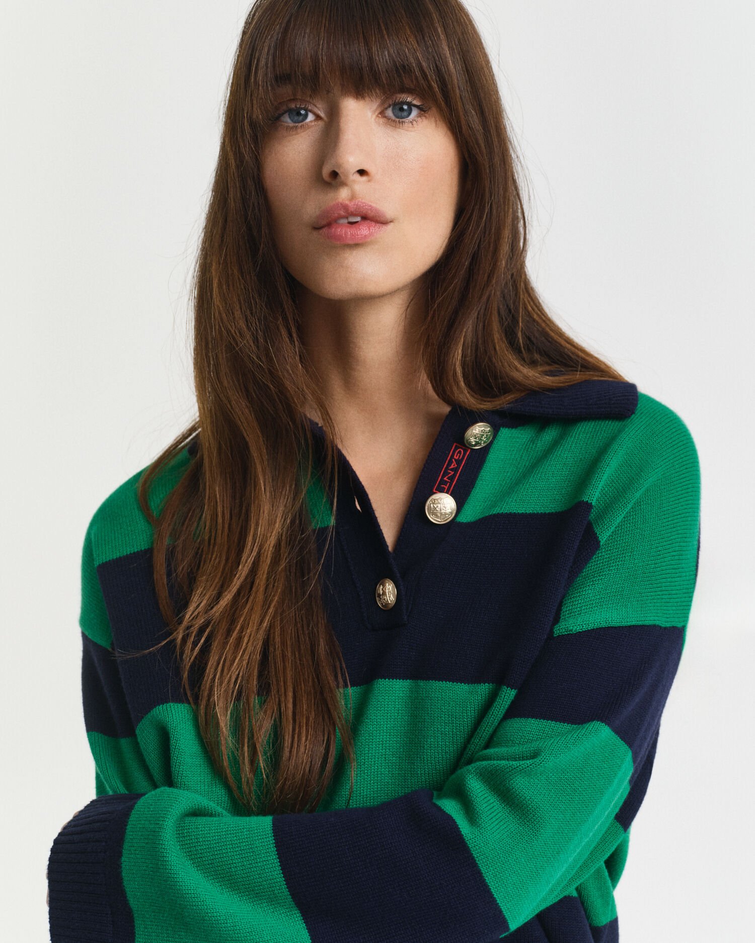 Rugger de punto a rayas