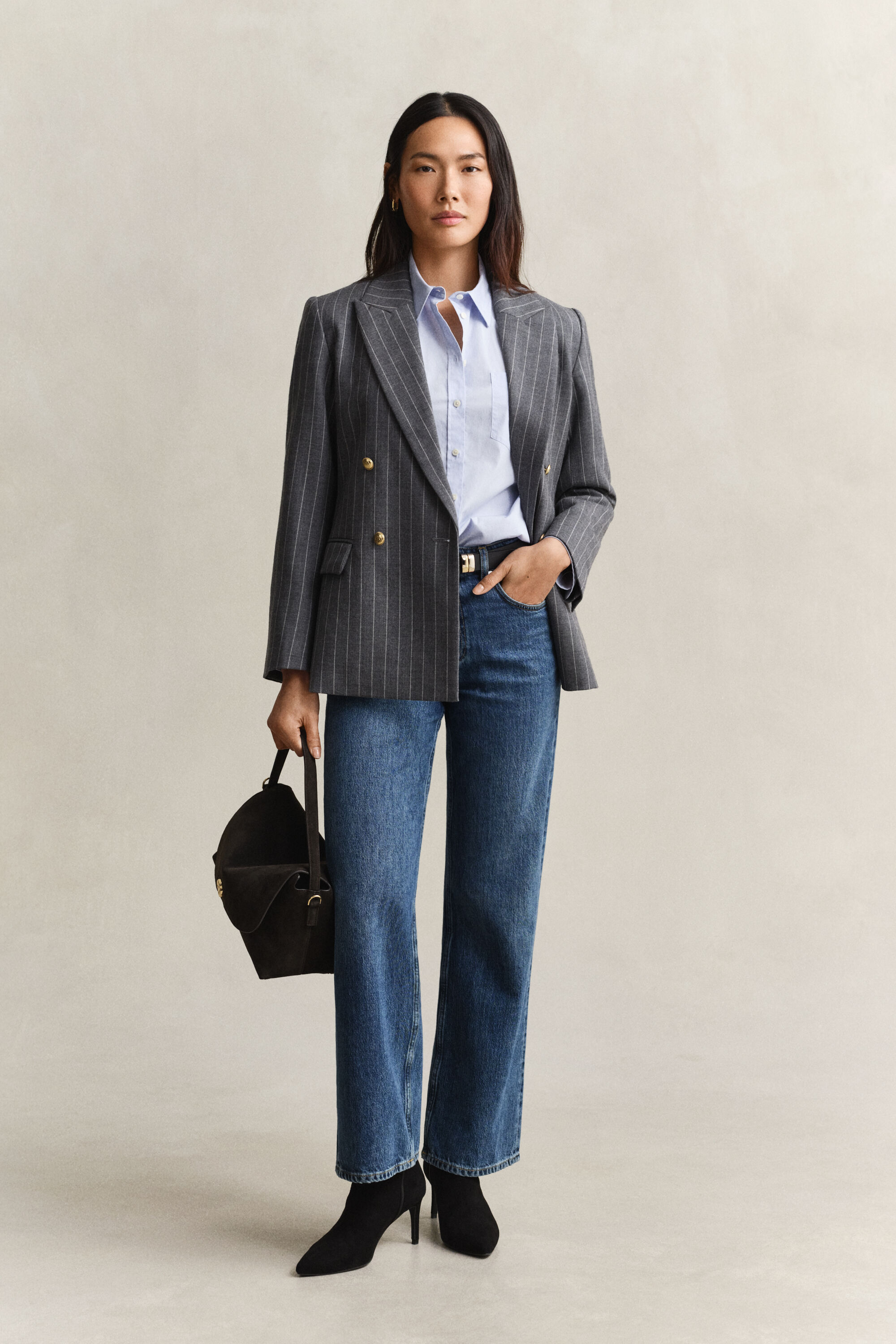 Camisa Relaxed Fit clásica de popelina