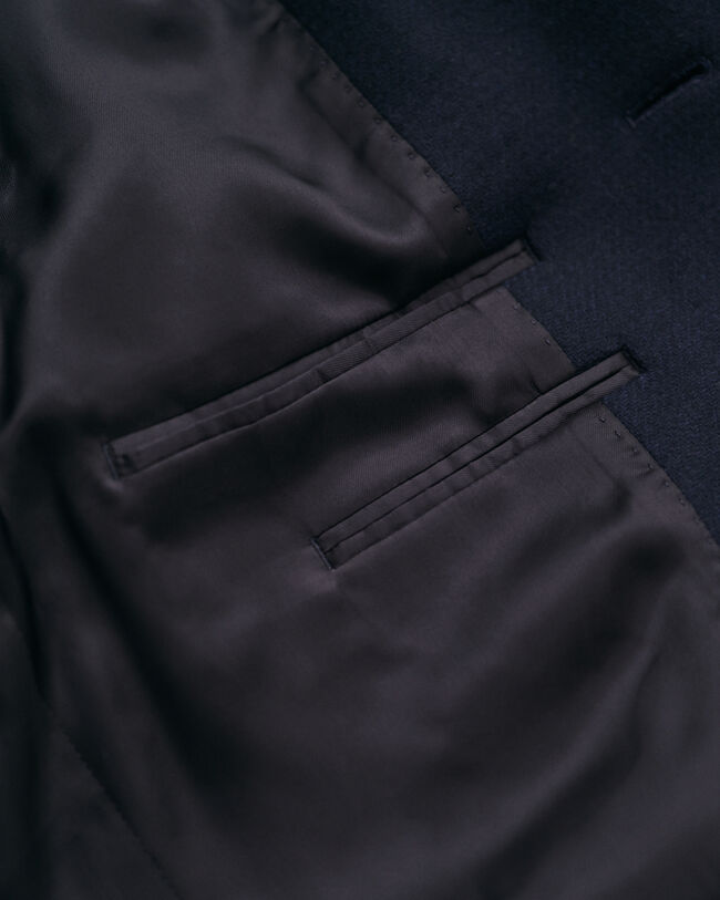 Sobretodo de lana clásico Tailored Fit