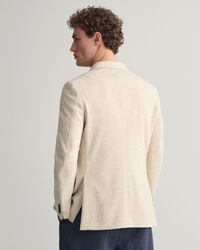 Americana de algod&oacute;n y lino