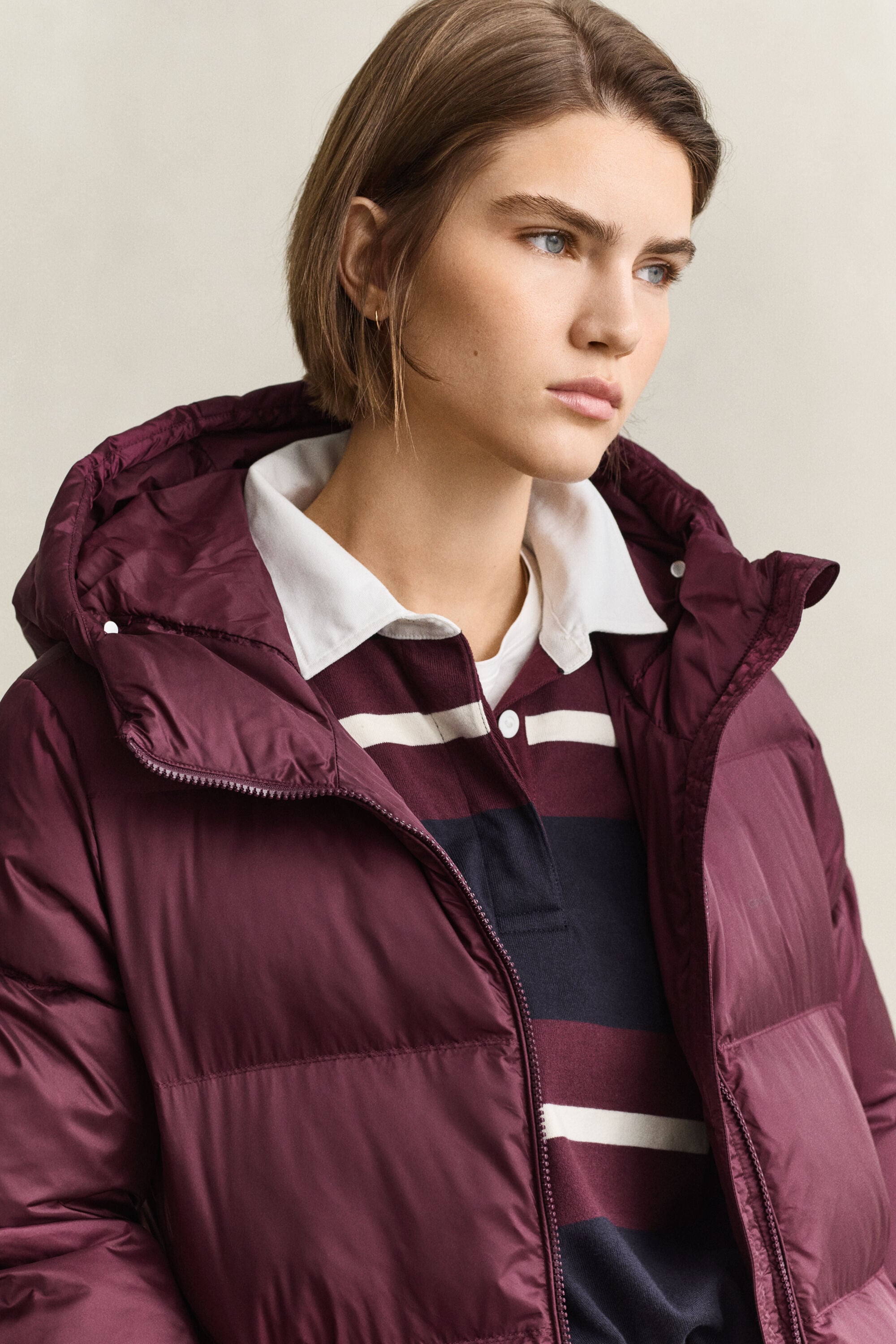 Chaqueta con acolchado medio