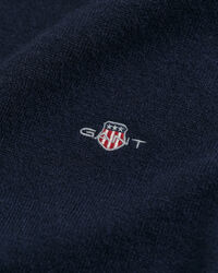 Jersey de cuello redondo en lana de oveja muy fina