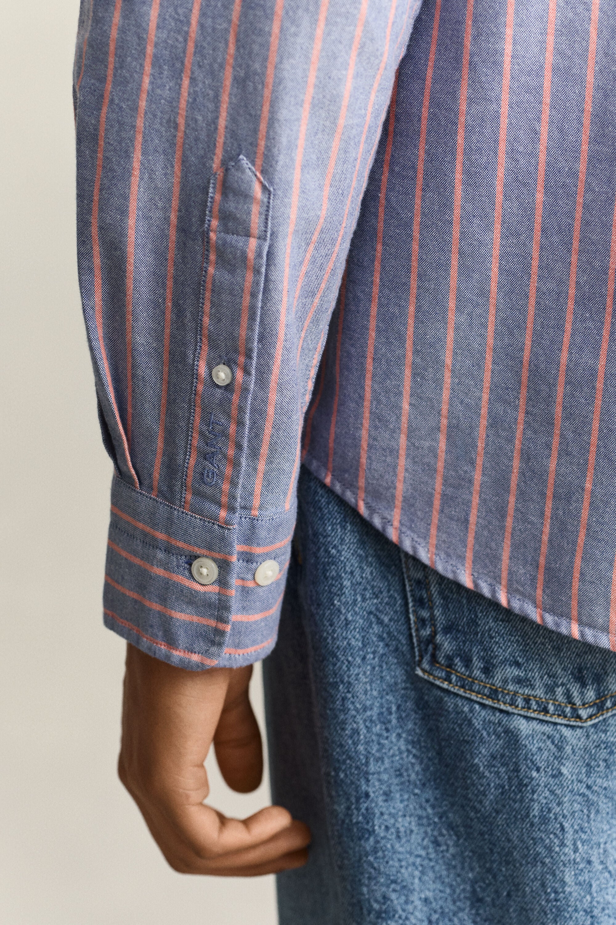 Camisa Oxford clásica a rayas