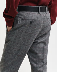 Pantalones de traje Slim Fit de cuadros