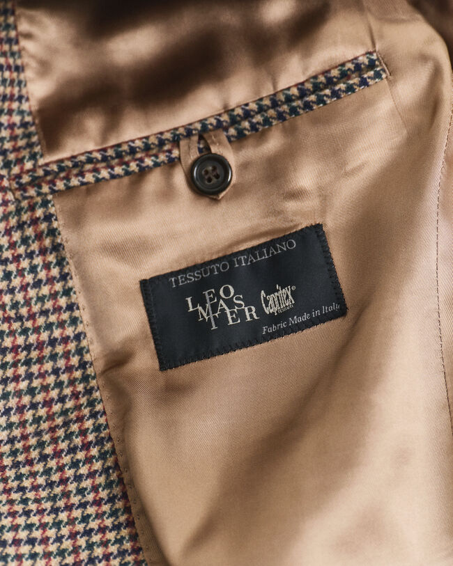 Americana Slim Fit de pata de gallo