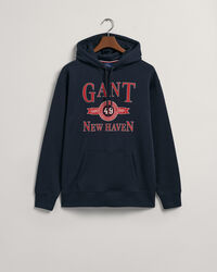 Sudadera con capucha Retro Crest