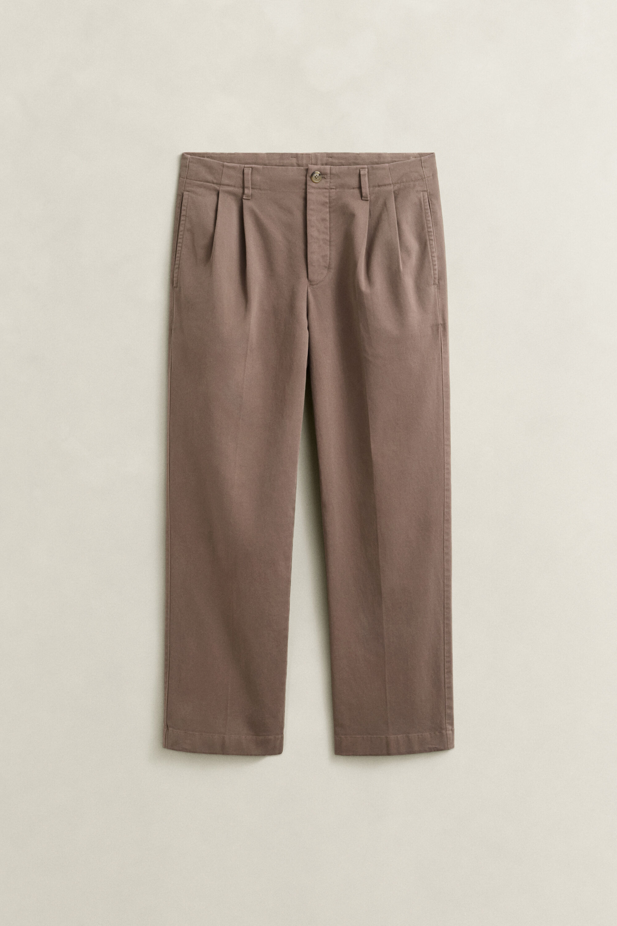 Pantalones chinos de algodón perchado