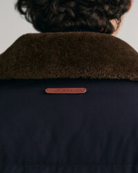 Chaqueta acolchada de franela