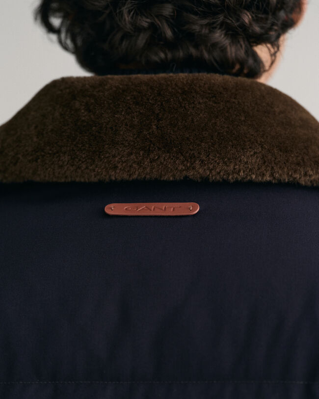 Chaqueta acolchada de franela