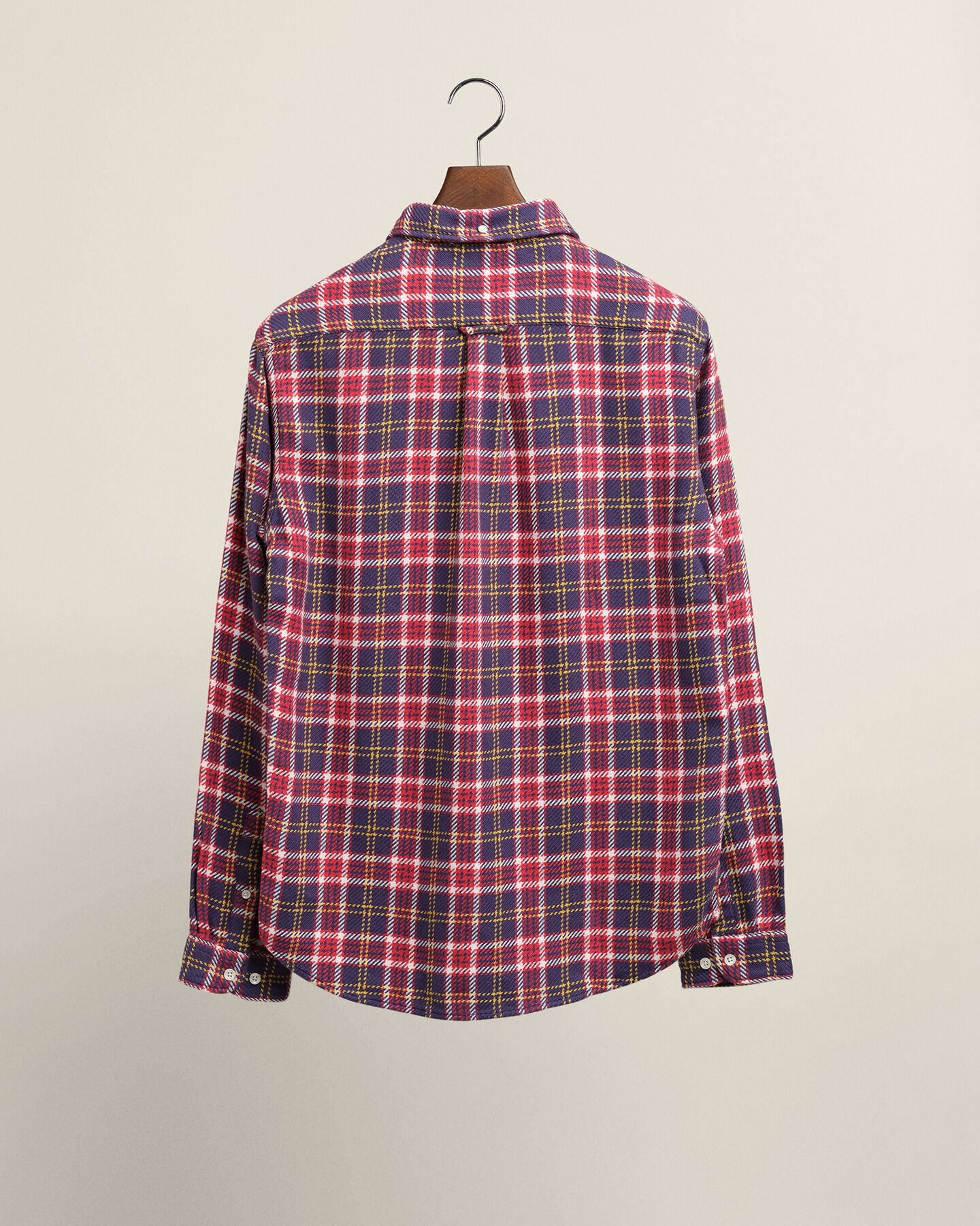 Camisa Regular Fit Wrangler x GANT de sarga a cuadros escoceses