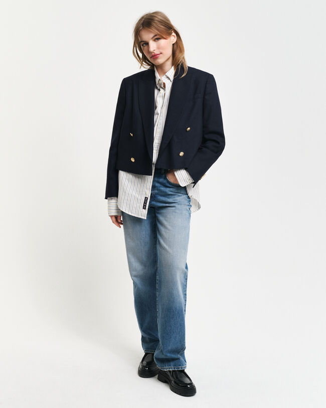 Camisa Oxford clásica Regular Fit a rayas