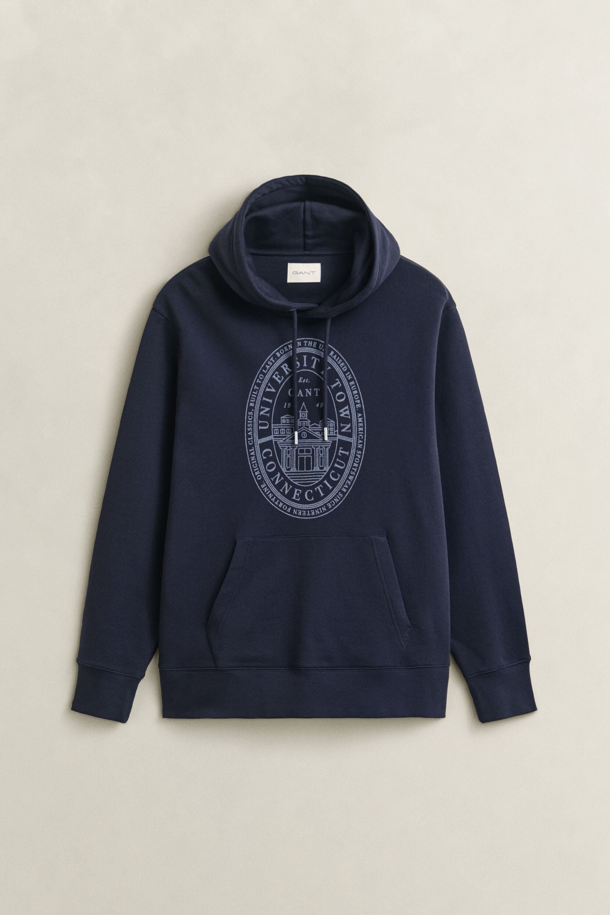 Sudadera con capucha y diseño de temporada