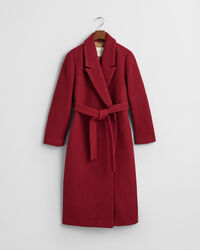 Abrigo cruzado con textura