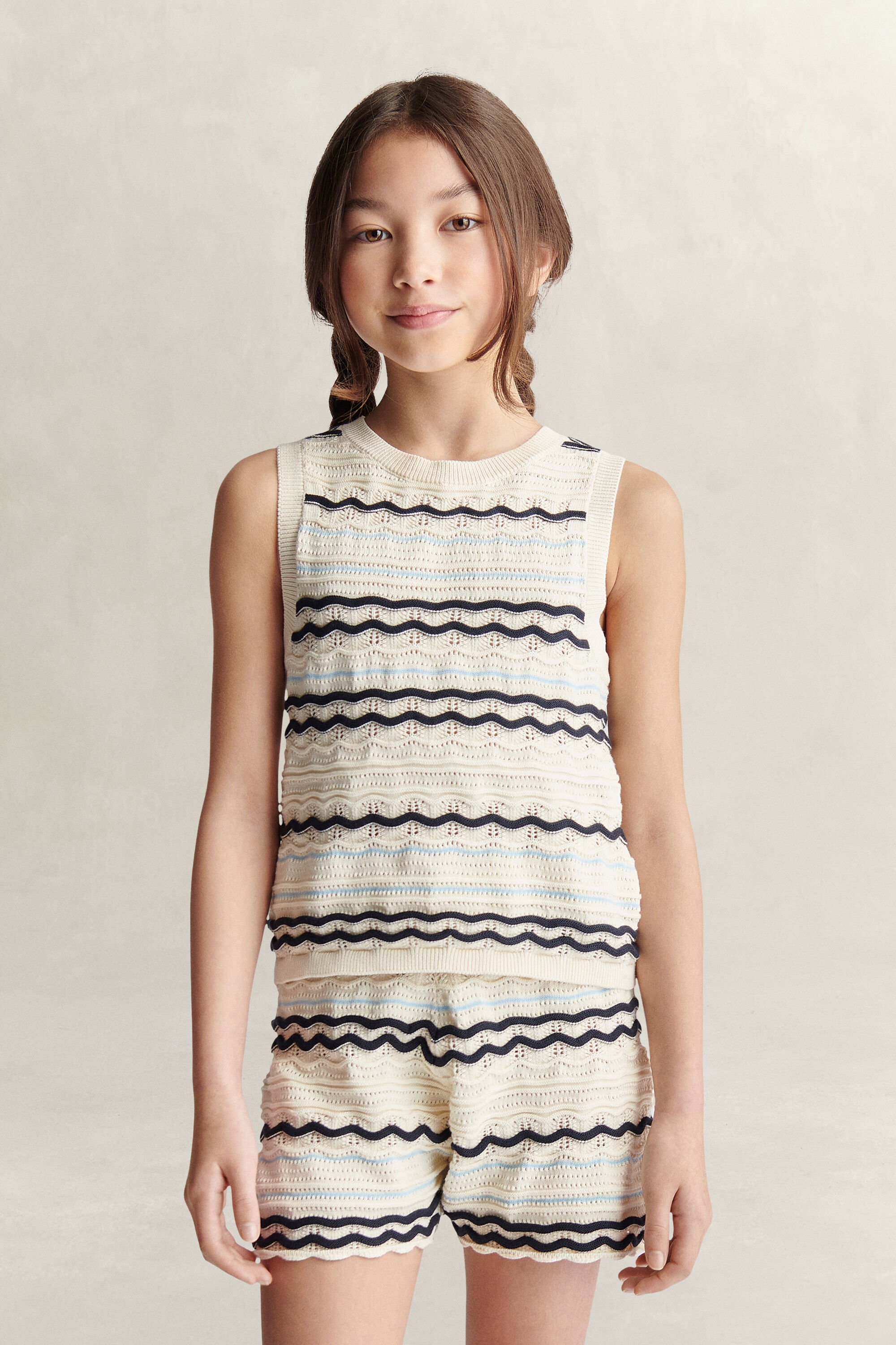 Chaleco de punto Teen Girls