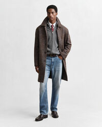 Cárdigan de algodón con cremallera Casual