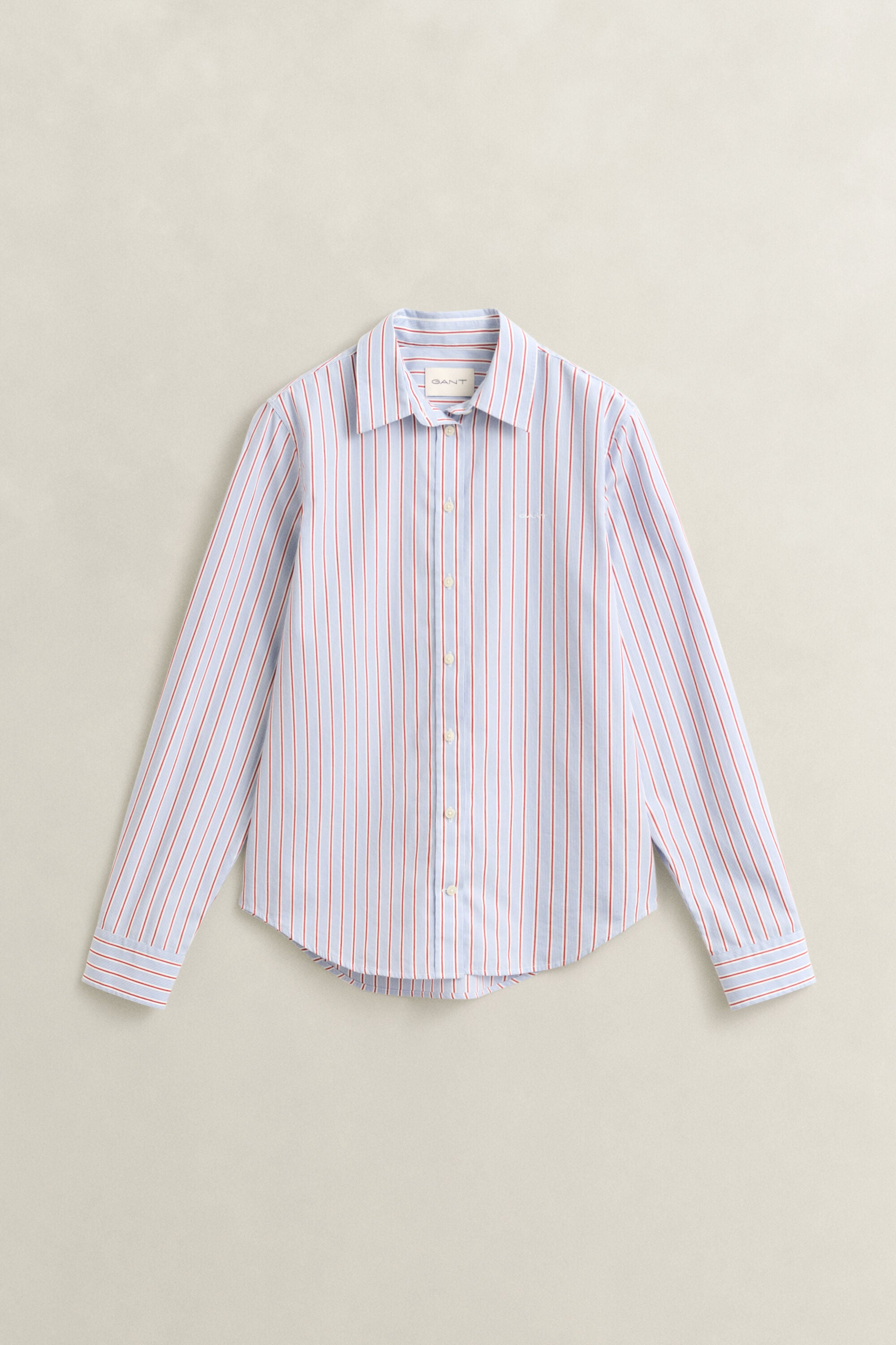 Camisa Regular Fit clásica de popelina a rayas