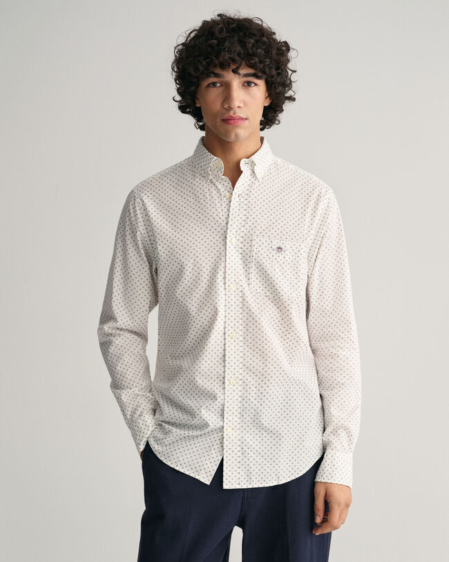 Camisa Regular Fit con microestampado