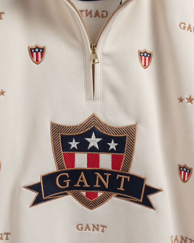 Sudadera con media cremallera Banner Shield Teens