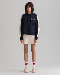 Sudadera con capucha con bloques de color