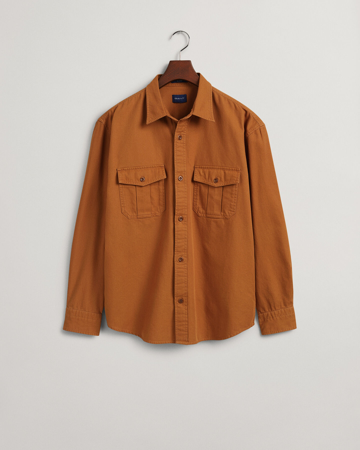 Camisa Relaxed Fit de sarga