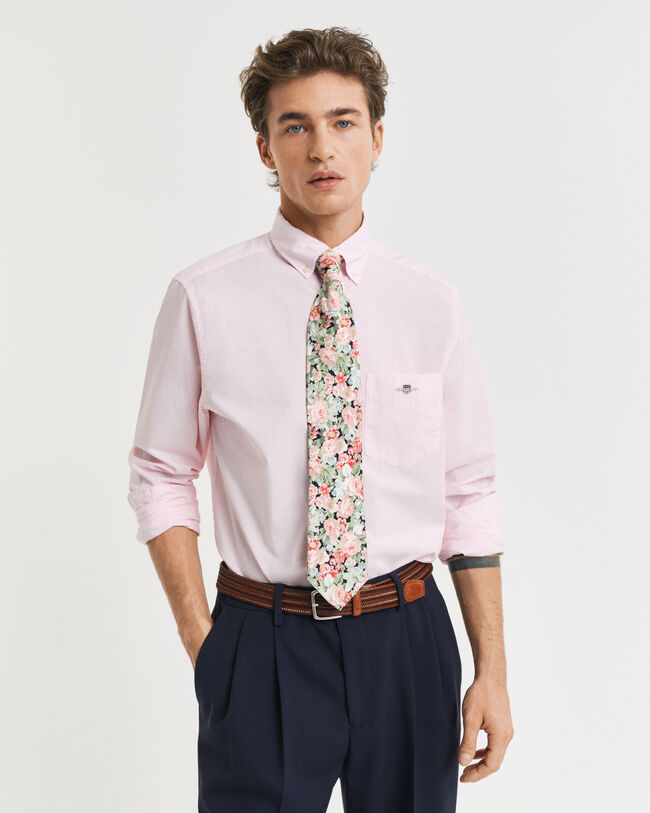 Camisa Regular Fit clásica de popelina