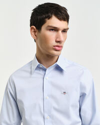 Camisa Slim Fit de popelina elástica