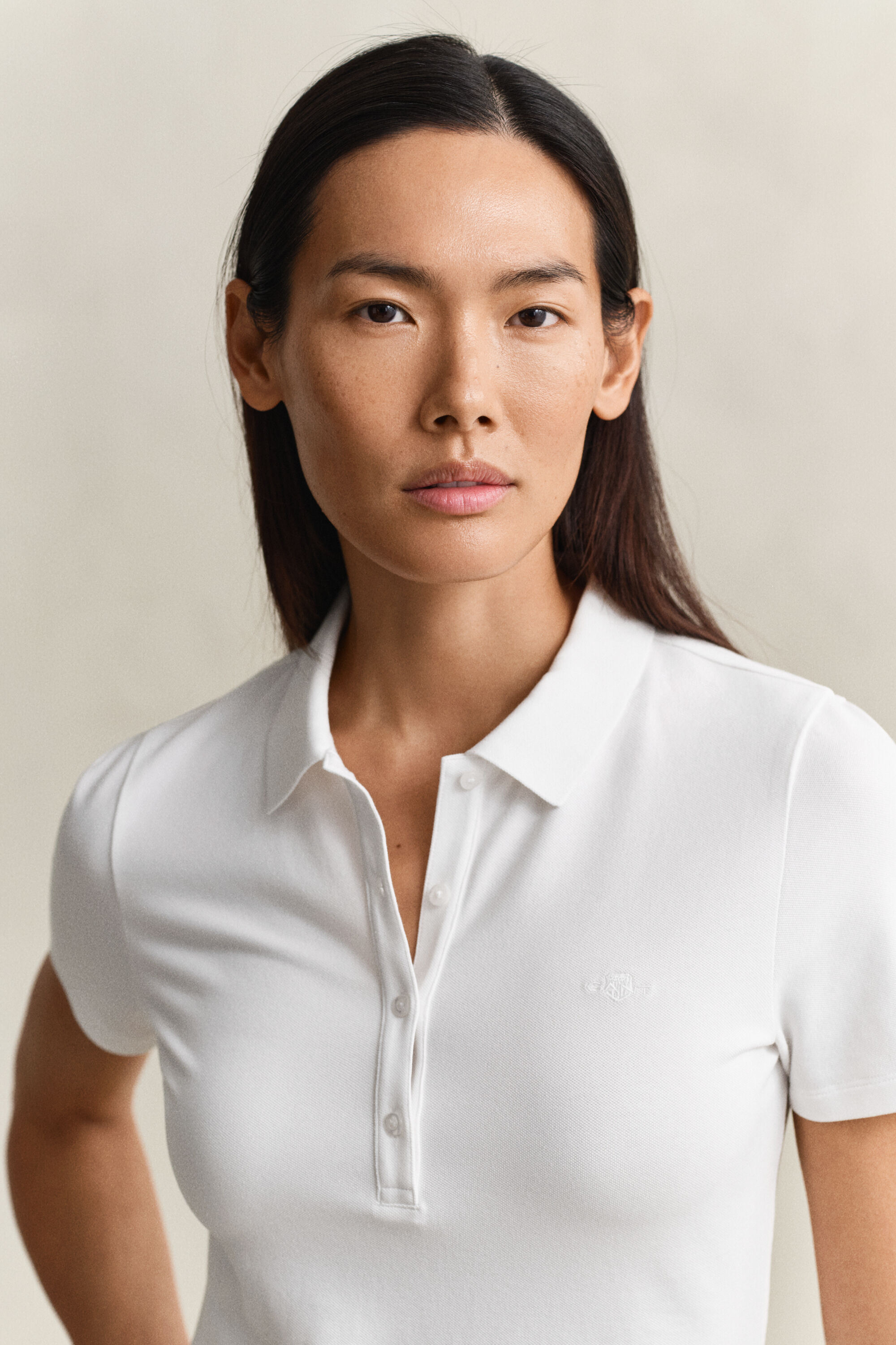 Vestido tipo polo de piqué Shield