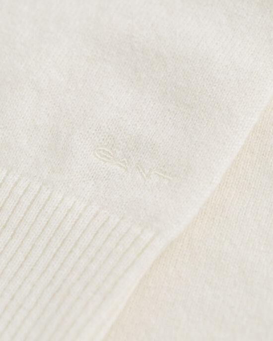 Jersey de cuello de cisne en lana de oveja muy fina