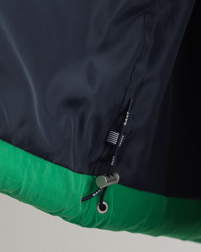 Chaleco acolchado con dise&ntilde;o de bloques