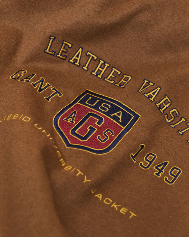 GANT Varsity Jacket de piel