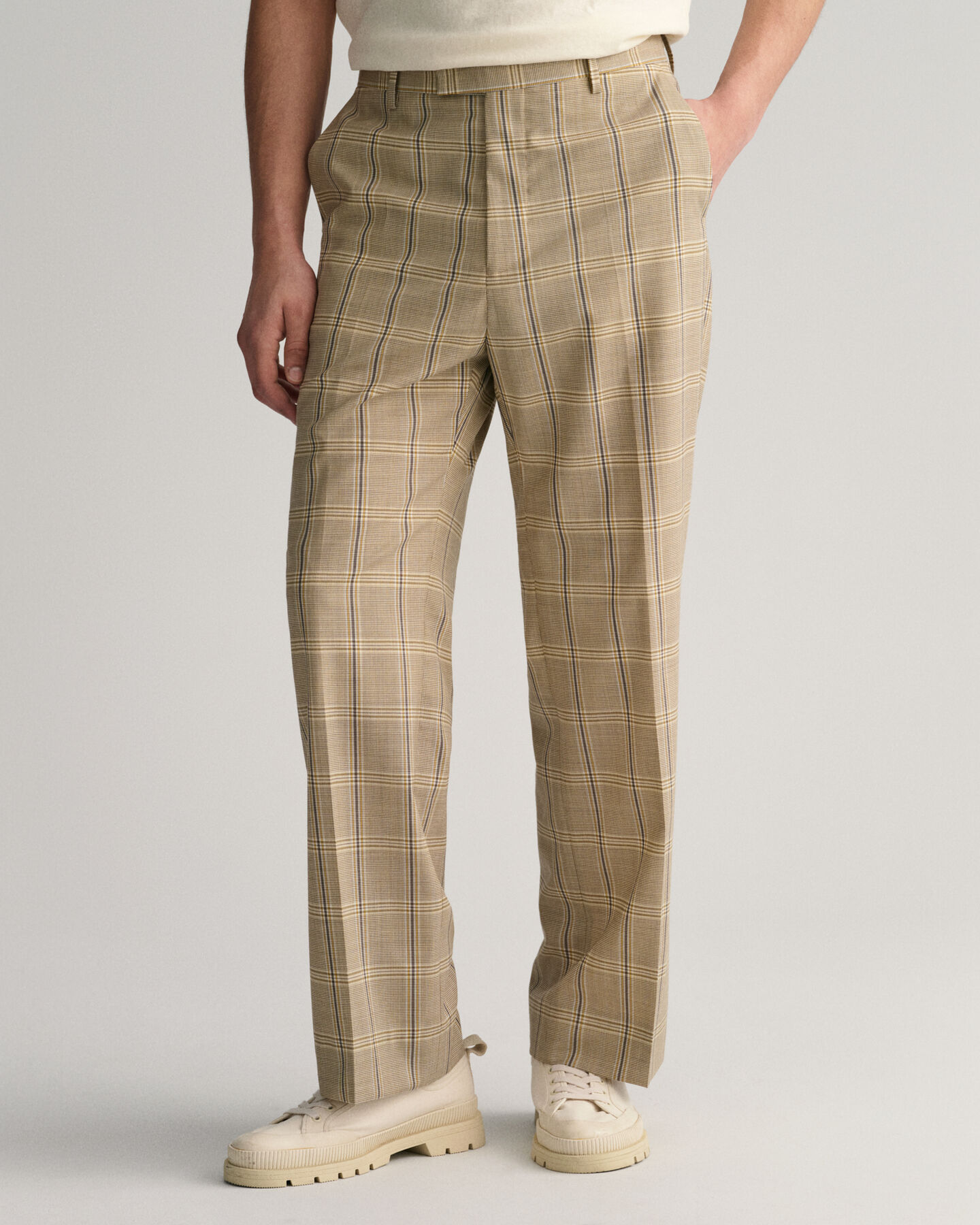 Pantalones de vestir a cuadros